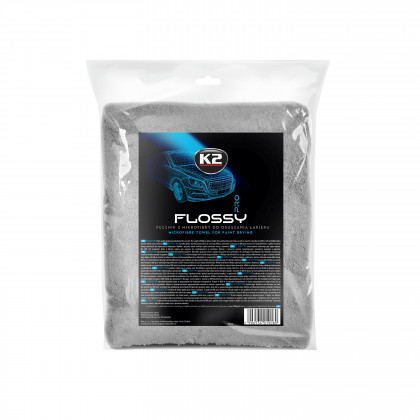 K2 FLOSSY Mikrovláknová utěrka na sušení auta a laku 60x90cm 800/sqm