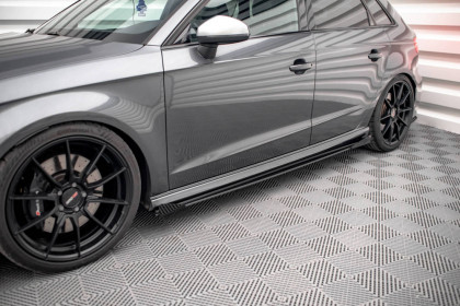 Prahové lišty Street pro + Flaps Audi S3 Sportback 8V Facelift