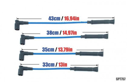 Przewody zapłonowe PowerTEC BMW 316I 318I Z3 1.6-1.9L 93-03 Czerwone