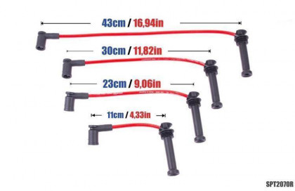 Przewody zapłonowe PowerTEC FORD MONDEO MK3 1.8 2.0L Niebieskie