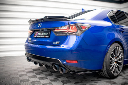 Spoiler zadního nárazníku Lexus GS F Mk4 Facelift černý lesklý plast