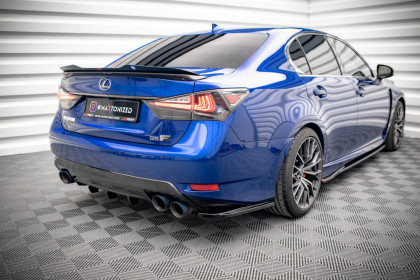 Splittery zadní boční Lexus GS F Mk4 Facelift černý lesklý plast