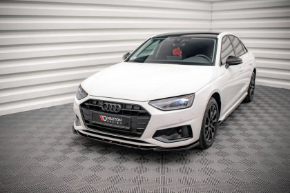 Spojler pod nárazník lipa V.2 Audi A4 B9 Facelift carbon look