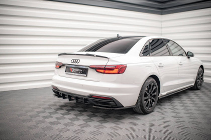 Splittery zadní boční Audi A4 B9 Facelift carbon look