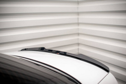 Prodloužení spoileru Audi A4 Sedan B9 Facelift černý lesklý plast