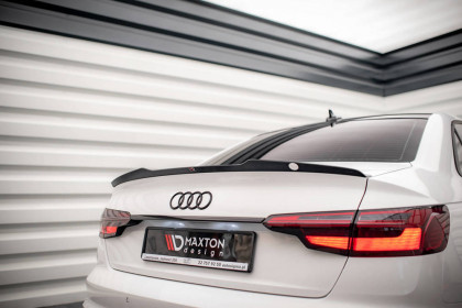 Prodloužení spoileru Audi A4 Sedan B9 Facelift carbon look