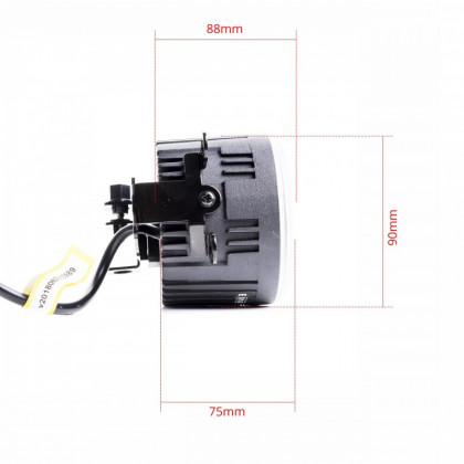 LED denní světla s LED mlhovkou DL38 Citroen