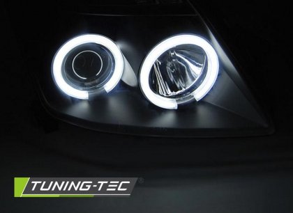 Přední světla angel eyes CCFL Suzuki Swift 05-10 černá