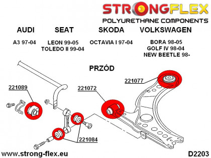 221084B: Tuleja łącznika stabilizatora