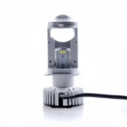 LED žárovky projektorové s čočkou H4 (2ks)