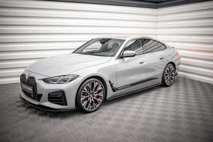 Prahové lišty V.1 BMW 4 Gran Coupe M-Pack G26 černý lesklý plast