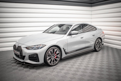 Prahové lišty V.2 BMW 4 Gran Coupe M-Pack G26 carbon look