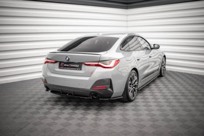 Splittery zadní boční V.1 BMW 4 Gran Coupe M-Pack G26 černý lesklý plast