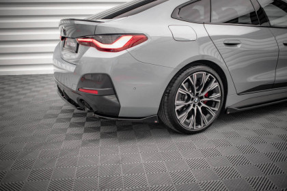 Splittery zadní boční V.2 BMW 4 Gran Coupe M-Pack G26 černý lesklý plast