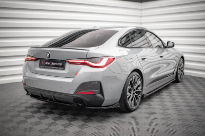 Splittery zadní boční V.2 BMW 4 Gran Coupe M-Pack G26 černý lesklý plast