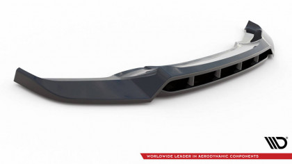 Spojler pod nárazník lipa V.2 BMW X6 M-Pack F16 černý lesklý plast