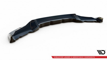 Spojler pod nárazník lipa V.3 BMW X6 M-Pack F16 černý lesklý plast