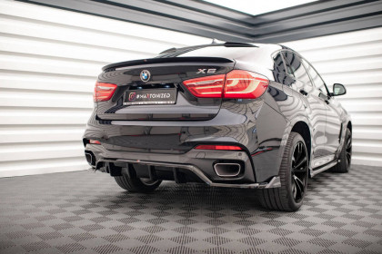 Spoiler zadního nárazníku BMW X6 M-Pack F16 černý lesklý plast