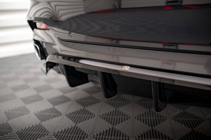 Spoiler zadního nárazníku BMW X6 M-Pack F16 černý lesklý plast