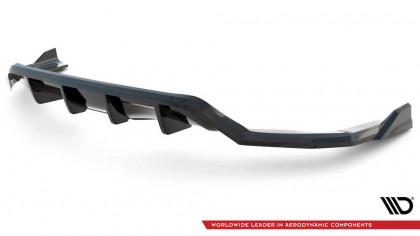 Spoiler zadního nárazníku BMW X6 M-Pack F16 černý lesklý plast