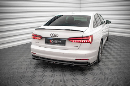 Spoiler zadního nárazníku Audi A6 C8 carbon look