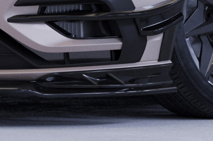 Splittery pod přední nárazník CSR pro VW Golf 7 (Typ AU) R - carbon look lesklý