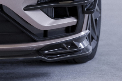 Splittery pod přední nárazník CSR pro VW Golf 7 (Typ AU) R - černý matný