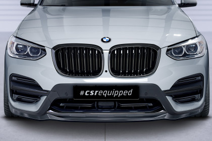 Spoiler pod přední nárazník CSR CUP pro BMW X3 G01 - carbon look lesklý