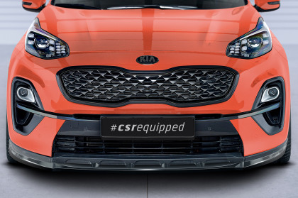 Spoiler pod přední nárazník CSR CUP pro Kia Sportage QLE - carbon look lesklý