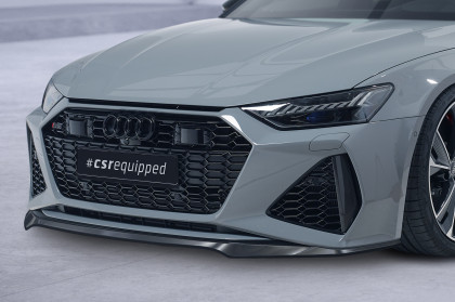 Spoiler pod přední nárazník CSR CUP pro Audi RS6 C8 / RS7 C8 (4K) - carbon look matný