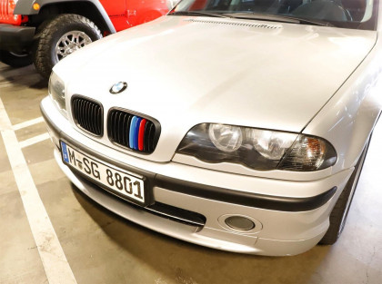 Trikolora do masky BMW E46 coupe/cabrio 97-01 M-paket