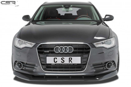 Spoiler pod přední nárazník CSR CUP pro Audi A6 C7 4G - černý lesklý