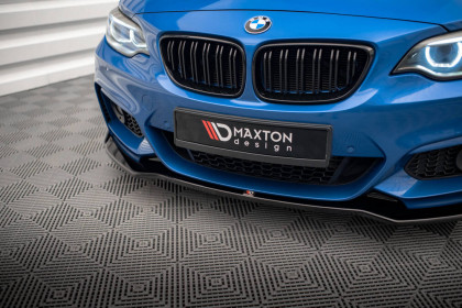 Spojler pod nárazník lipa V.1 BMW 2 M-Pack F22 carbon look