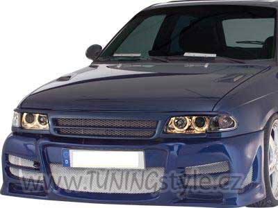 Přední světla angel eyes Opel Astra F 91-98 chromové