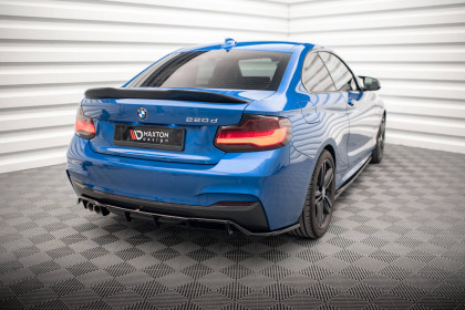 Spoiler zadního nárazníku BMW 2 M-Pack F22 černý lesklý plast