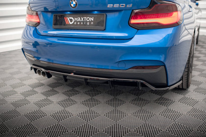 Spoiler zadního nárazníku BMW 2 M-Pack F22 černý lesklý plast