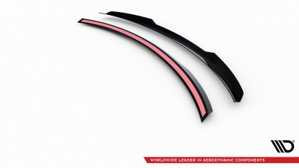 Prodloužení spoileru Mercedes-Benz E Sedan AMG-Line W213 Facelift černý lesklý plast