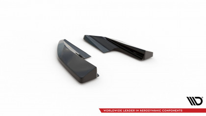 Splittery zadní boční V.2 Audi e-Tron GT / RS GT Mk1 černý lesklý plast