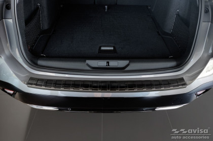 Nerezová ochranná lišta zadního nárazníku Peugeot 308 III SW Kombi 21- černá