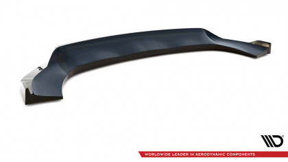 Spojler pod nárazník lipa V.2 Porsche Macan Mk1 Facelift černý lesklý plast