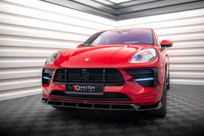 Spojler pod nárazník lipa V.2 Porsche Macan Mk1 Facelift carbon look