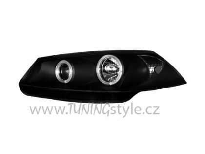 Přední světla Angel Eyes Renault Megane 03-06 černá