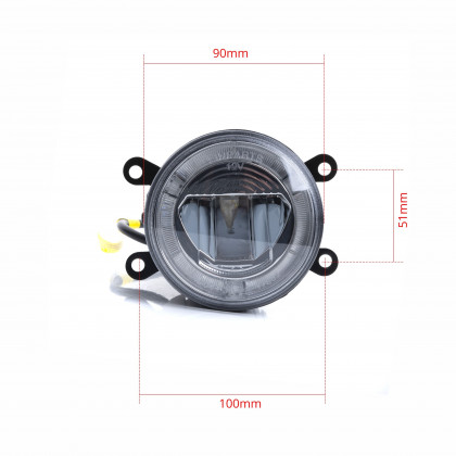 DUOLIGHT DL22 LED Světla Pro Denní Svícení s Mlhovkami