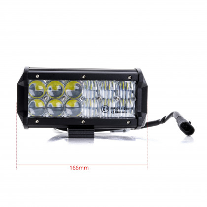 EPWL161 LED Pracovní světlo 60W (12 x 5W LUMILED) 30/60° (hybridní kombo) 4D/5D