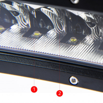 EPWLD01 LED Dálkové světlo 200W (20 x 10W CREE) 30/60° (homologace R112)