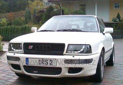 Přední světla Devil eyes AUDI 80 91-96 černá