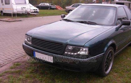 Přední světla Devil eyes AUDI 80 91-96 černá