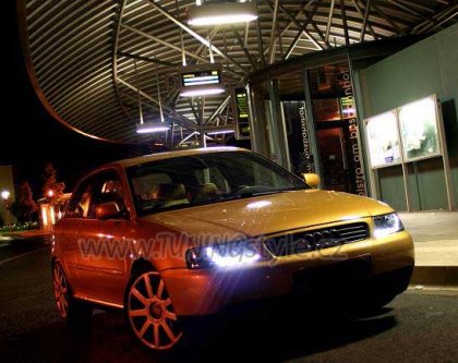 Přední světla Devil eyes AUDI A3 8L 96-00 černé