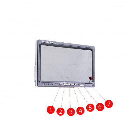 EPP015N LCD displej 7" k parkovací kameře
