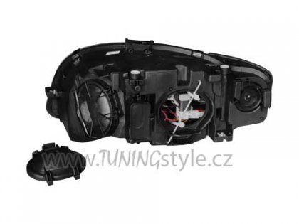 Přední světla Devil Eyes Audi A4 B7 05-08 - černé